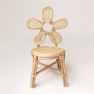 Silla infantil de ratán con diseño floral, en oferta, para dormitorio y sala de juegos, muebles para niños, sillas para bebés. - Product Image 3