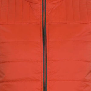 Chaleco acolchado de lona de alta calidad para hombre, estilo personalizado, cierre de cremallera calefactable, ropa de abrigo informal de Primavera de talla grande a precio mayorista - Product Image 6