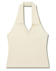 2025 Nueva camiseta sin mangas de punto informal para mujer, Chaleco de Golf con cuello en V de alta elasticidad para ocio al aire libre, ropa deportiva con agujero - Product Image 2