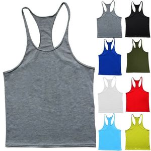 2025 Custom Cotton Men Men's Muscle Gym Running <b>Stringer</b> Tank Tops Bodybuilding Fitness Tank Tops - Product Image 5