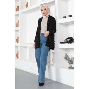 กางเกงขายาวลำลองทรงครอปสำหรับผู้หญิง ระบายอากาศได้ดี ทรงขากว้าง เอวกลาง ไซส์ XL สีวอช - Product Image 3