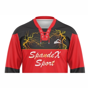 Jersey de Hockey sobre Hielo Transpirable con Estampado Personalizado Unisex, Diseña Tu Propia Ropa de Equipo para Adultos, Suministro OEM - Product Image 3