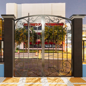 Diseños Modernos de Portones de Hierro, Imagen Combinada con Diseño de Portón de Acero para Muros Perimetrales, para Entradas Seguras y Atractivo Arquitectónico - Product Image 3