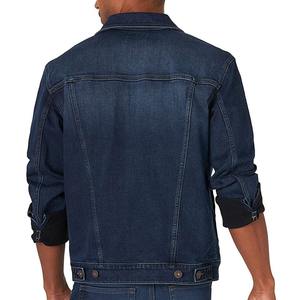 Veste en jean classique décontractée pour hommes, manteau en jean coupe ajustée à la mode, nouveauté, vêtements d'extérieur de style vintage pour hommes, denim surdimensionné - Product Image 3