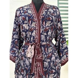 Kimono Vintage de Crepé de Seda, Ligero y Lujoso, Bata Suave y Cómoda, Regalo Perfecto para Mujer, para Usar por la Noche, Tejido para Primavera - Product Image 2