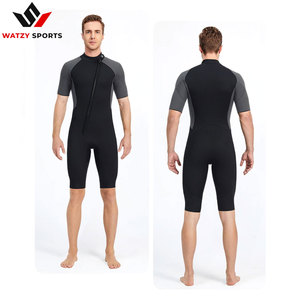 Men 3mm Shorty <b>Wetsuit</b> Full Body Surf Diving Suit Male Thick Thermal Neoprene Swimsuit Scuba Wet Suits for Snorkeling Kayaking - Product Image 5