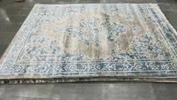 Karpet Sutra Bambu Oushak Rajutan Tangan, Karpet India Bersulam Jacquard, Tenun Datar, Buatan Tangan, Set Karpet Area Ramah Lingkungan