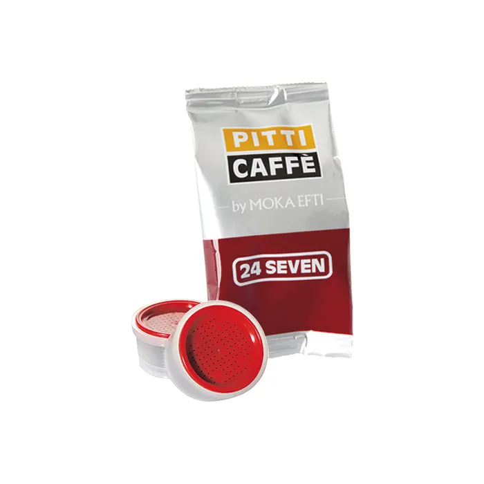 Caffè italiano di alta qualità-24 capsule di caffè tostato da sette-100 confezioni è-per macchine compatibili-campioni disponibili