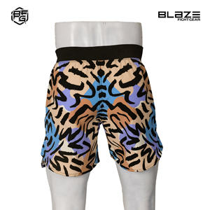Short de gym extensible et confortable pour hommes, avec logo personnalisable, motif de décoration pour la boxe MMA Grappling - Product Image 3