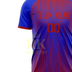 New Design Quick Dry <b>Moisture</b> <b>Wicking</b> Unisex High Quality Hot Selling Short Sleeve Crew Neck Printed Soccer Jersey 100% - Product Image 2