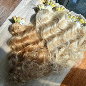 Cabello Virgen Vietnamita de Calidad de Lujo, Grado 10A, Ondulado Natural Rizado con Puntas Saludables, Super Doble Trama, Sin Caída, para Exportación - Product Image 1