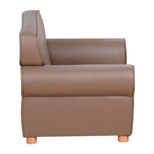 PU Leather <b>Armchair</b> for Big Kids Toddler Sofa Chair with Adjustable Wooden <b>Legs</b> for Children 0-6 Years Old - Product Image 4