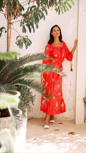 Novedades Verano Mujer Moda Elegante Hermosa Moda Ucraniana Vestidos Largos Ucrania - Product Image 2