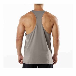 Débardeur décontracté pour hommes sur mesure pour l'été, mode de rue, tricoté sans manches, haut de gymnastique en plein air pour hommes entretenu par OEM - Product Image 5