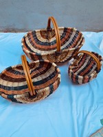Meilleure vente-panier en rotin avec poignée panier cadeau, panier de pique-nique pour mariage en gros artisanat du Vietnam