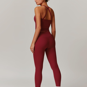 Diseño elegante personalizado hecho mujeres Yoga Set calidad superior más vendidos mujeres Legging Yoga Set para adultos - Product Image 4