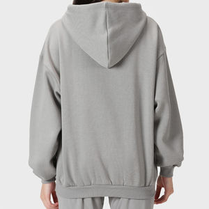 OEM Logo personnalisé imprimé 100% coton décontracté solide sweats à capuche tricotés pour les femmes hiver pull à capuche Streetwear automne essentiel - Product Image 2