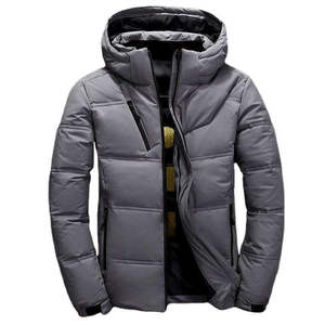 New Designer Puff Padded Canvas Oversized Hooded Breathable Men's Winter Custom Puffer <b>Jacket</b> - Product Image 4