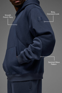 Sweat à capuche pour homme à épaules tombantes respirant de qualité supérieure sweat à capuche avec logo personnalisé séchage rapide pas cher prix sweat à capuche et sweat-shirt unisexe - Product Image 3