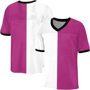 Maillot de football américain personnalisé OEM respirant grande taille, impression par sublimation, séchage rapide, vente en gros, pour usage scolaire et universitaire, en maille - Product Image 2