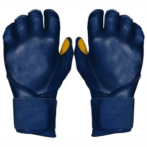 Gants de frappe de baseball en cuir véritable avec logo personnalisé équipement de sport personnalisable en vente - Product Image 5