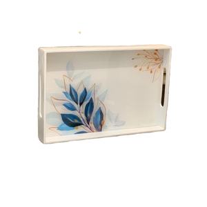 ถาดเสิร์ฟอาหารไม้แท้สไตล์คลาสสิกถาดเก็บของในห้องครัว - Product Image 1