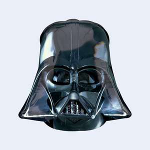 Palloncino in Foil a Forma di Casco di Darth Vader di Star Wars 63X63Cm per Decorazioni Festive - Product Image 1