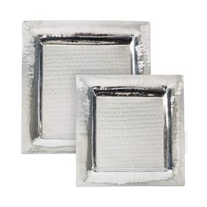 Bandeja de Metal decorativa para servir, plato de diseñador hecho a mano de alta calidad, brillante pulido, venta al por mayor, nueva bandeja de Metal para servir - Product Image 4