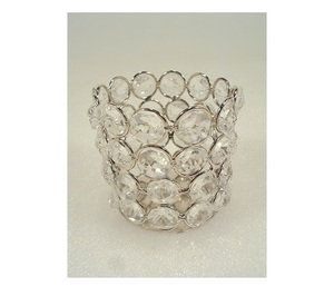 iron and Crystal <b>Tealight</b> <b>Holder</b> - Product Image 2