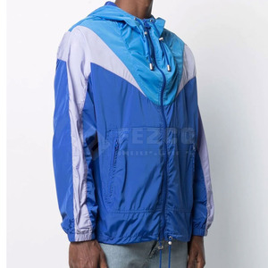 Veste coupe-vent d'hiver à capuche de haute qualité OEM, imperméable, respirante, couleur/logo personnalisable, vente en gros, élégante pour hommes - Product Image 3