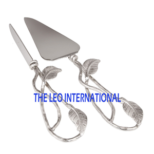 Nuevo Porta Cubiertos de Diseño New Leaf, de Metal, Acero Inoxidable, Acabado Plateado, Calidad Premium, con Tres Compartimentos - Product Image 5