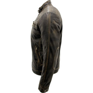2025 Men's High Street Fashion Stylish Design <b>jacket</b> for men 100% Genuine <b>Leather</b> - Product Image 4