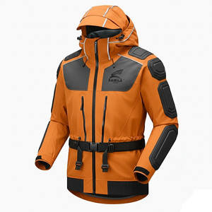 Unisex Winter Sports Outdoor Softshell <b>Jacket</b> Hood Stand Canvas Waterproof Fleece Zipper Closure Casual Print <b>Pattern</b> Rain Coat - Product Image 4