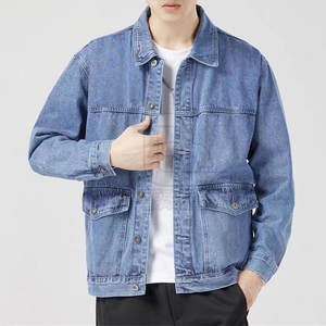 Transpirable hecho en material de alta calidad Hombres Chaqueta vaquera de gran tamaño Superventas Hombres Chaqueta vaquera de gran tamaño para adultos - Product Image 2