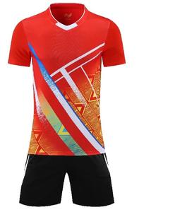 เสื้อฟุตบอลแบบไม่มีโลโก้เสื้อเจอร์ซีย์ฟุตบอลออกแบบเองได้ใหม่ - Product Image 1