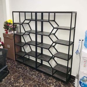 Bee-<b>Shelf</b> 100x30x160cm Decorative Display <b>Shelf</b> Made of Rubber Wood KTB68049 - Product Image 6