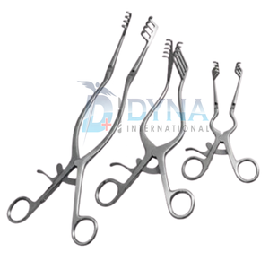 Juego de Retractores Quirúrgicos Manuales de Alta Calidad, 3 Piezas, Adson, Baby, Beckman, Norfolk, Norwich, Instrumentos Reutilizables con Certificación CE - Product Image 1