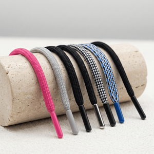 Cordones Trenzados de Colores Personalizados con Puntas de Goma |   100% Poliéster, 5 mm de Diámetro, 90-180 cm de Longitud, Estilo Lujoso, Ecológico, para Prendas de Vestir - Product Image 5