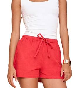 Short de sport confortable pour femmes vente en gros de couleur unie vêtements de porte shorts d'été pour femmes - Product Image 6