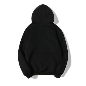 Sweat à capuche d'hiver de haute qualité 100% coton molleton épais avec logo personnalisé, manches longues, respirant, séchage rapide, blanc uni - Product Image 6