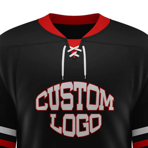 เสื้อทีมแบบกำหนดเอง ผ้าโพลีเอสเตอร์ระบายอากาศ ชุดกีฬา โลโก้ระดับไฮเอนด์ ผู้ผลิตเสื้อ OEM ที่เชื่อถือได้สำหรับชุดฮอกกี้น้ำแข็ง คุณภาพสูง - Product Image 4