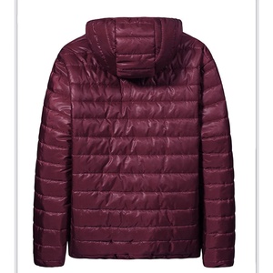 Custom New High Quality Coat Men's Trend <b>Thick</b> Winter Bomber Shiny Puffer Men's <b>Jacket</b> - Product Image 4