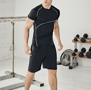 2025 conjunto de 2 piezas nueva llegada Unisex Casual verano transpirable de talla grande hombro caído estampado patrón personalizable Logo polar - Product Image 3