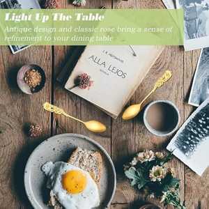 AALIYAN IMPEX-Cuchara de cobre para té, azúcar y café, uso ecológico, Apto para lavavajillas, diseño moderno - Product Image 6