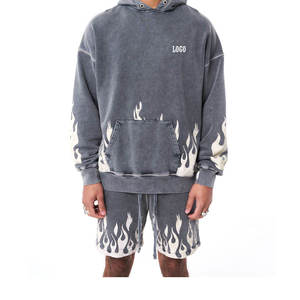 2025 New Design Breathable 100% Cotton <b>Men's</b> <b>Long</b> Sleeve T-Shirt & <b>Shorts</b> Set Plus Size Summer Wear Online Sale - Product Image 1