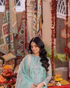 Robe de travail formelle pour femmes de qualité exceptionnelle moderne 2025-2026, dernier modèle de salwar kameez en coton pour les fêtes 01201 - Product Image 1