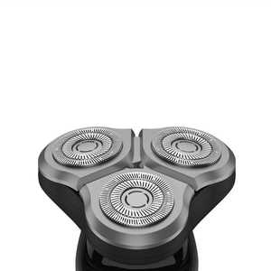 Afeitadora Eléctrica Recargable con Cuchilla Rotatoria de Acero Inoxidable, Negra, Lavable, Sistema de Afeitado para Cara y Cuerpo, Repuesto de Cuchilla - Product Image 4