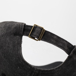 <b>Top</b> Selling Custom 5-Panel Unstructured Vintage Washed <b>Distressed</b> Baseball Cap with Slightly Curved Brim - Product Image 5