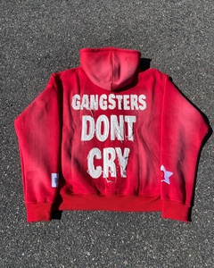 Novedad, Sudadera con Capucha Tie Dye de Algodón Mezclado con Efecto Desgastado Personalizada, Sudadera con Capucha Extra Grande de Felpa Francesa con Cierre y Lavado Ácido - Product Image 3