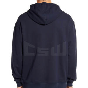 Sudaderas con capucha de invierno para hombre de alta calidad Color personalizado y transpirable MOQ bajo Técnicas teñidas lisas - Product Image 3